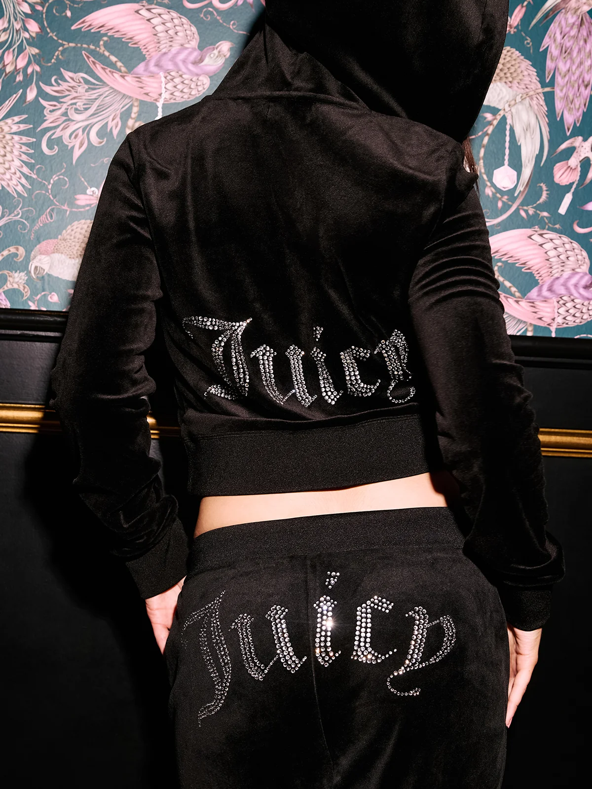 OG Big Bling Velour Track Pants