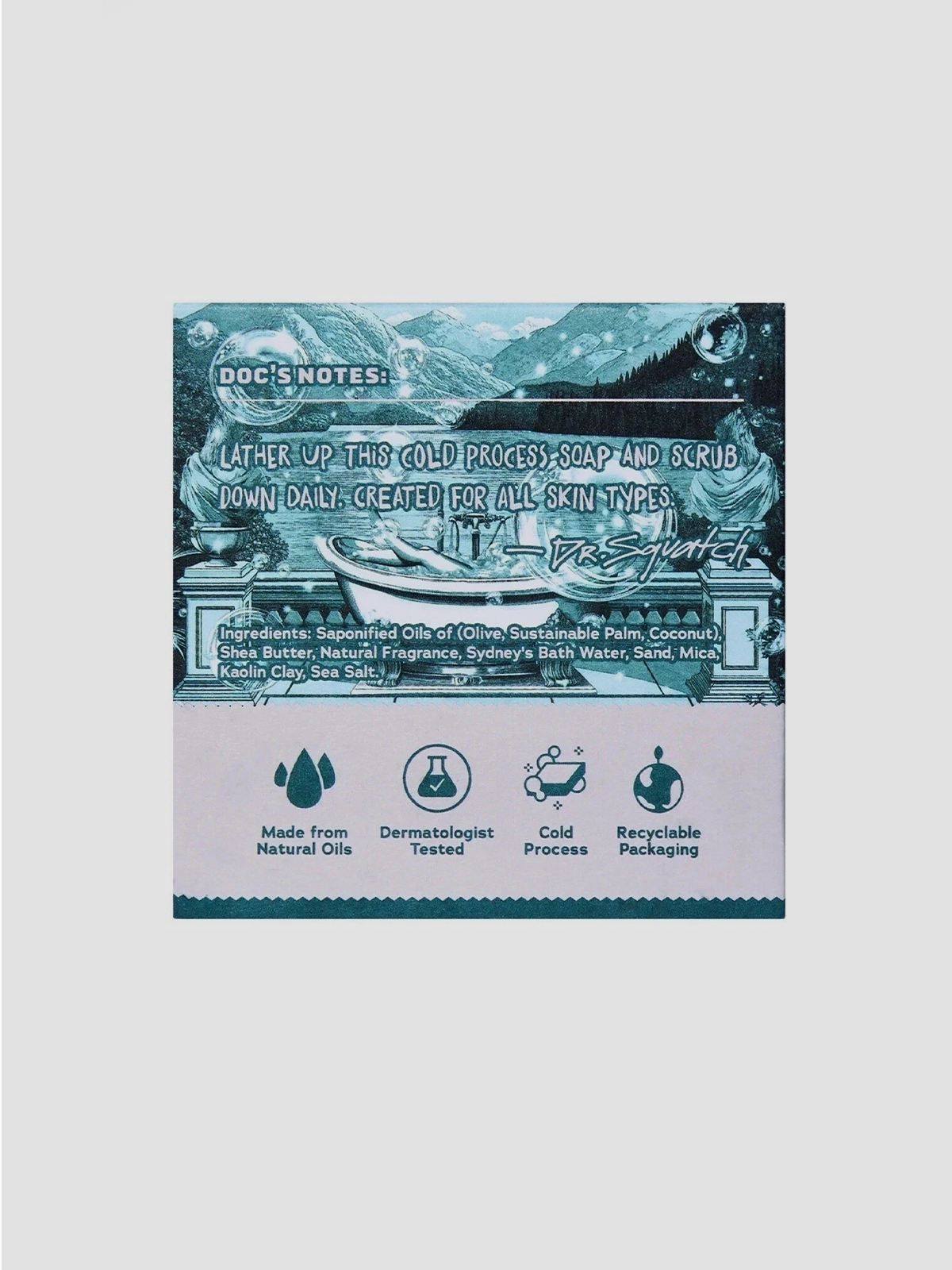 Dr. Squatch Sydney Sweeney Bathwater Bliss Soap