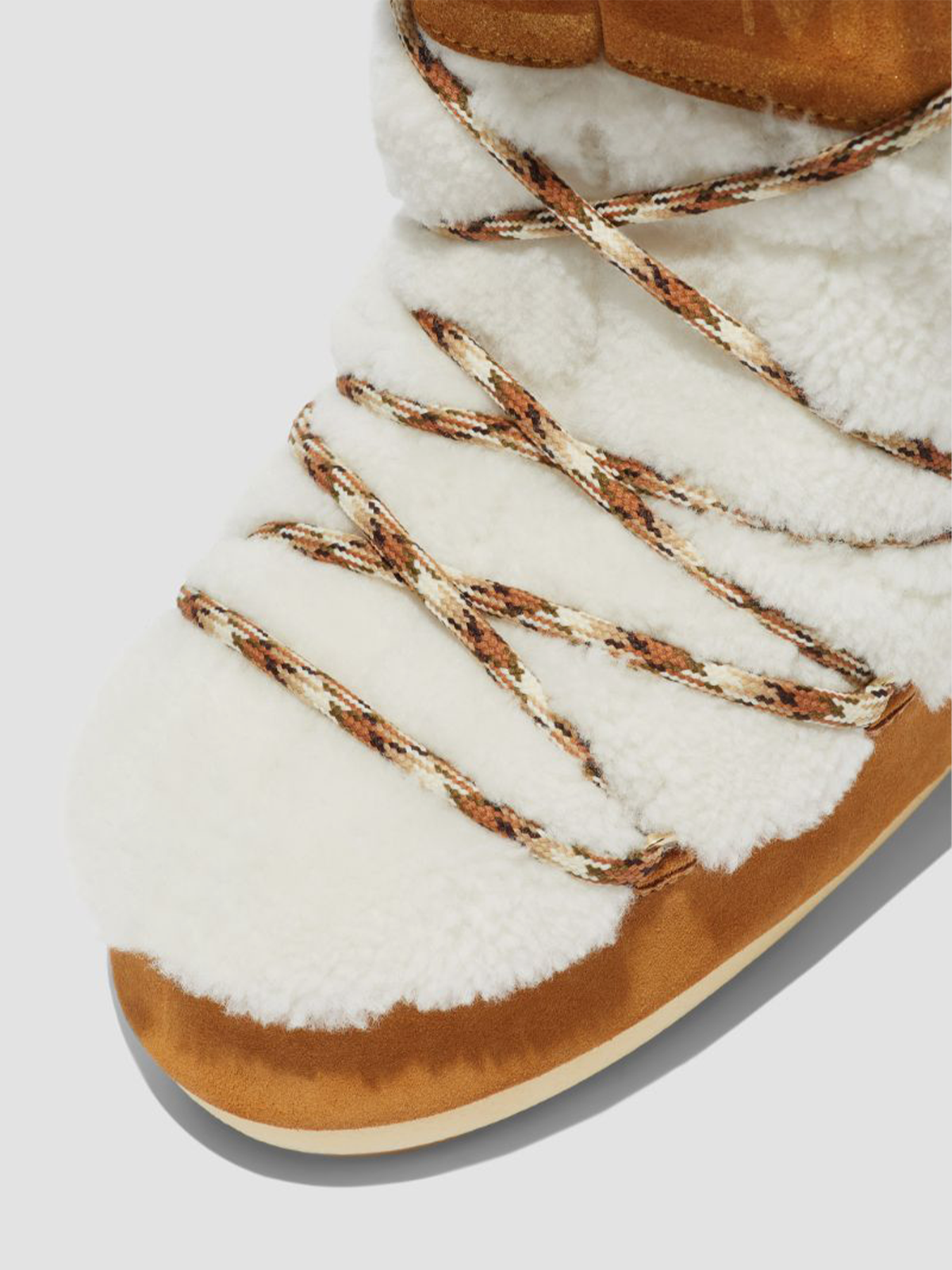 LAB69 ICON CREAM SHEARLING BOOTS