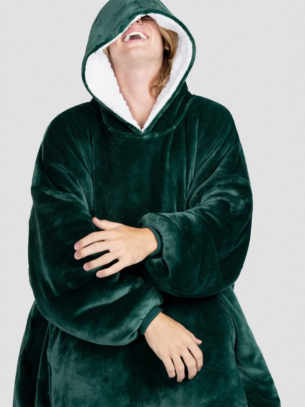 Blanket Hoodie Green