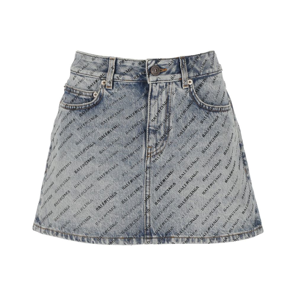 Blue Denim Skirt