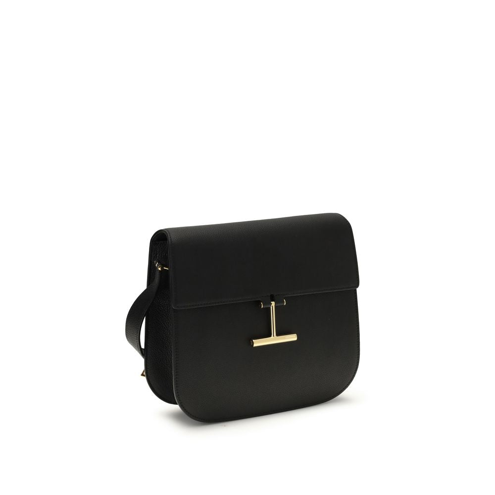 Black Calf Leather Bos Taurus Shoulder Bag