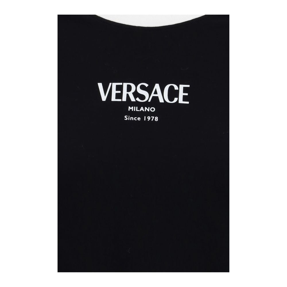 Black Viscose T-Shirt