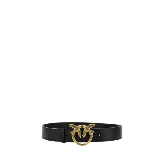 Black Calf Leather Bos Taurus Belt