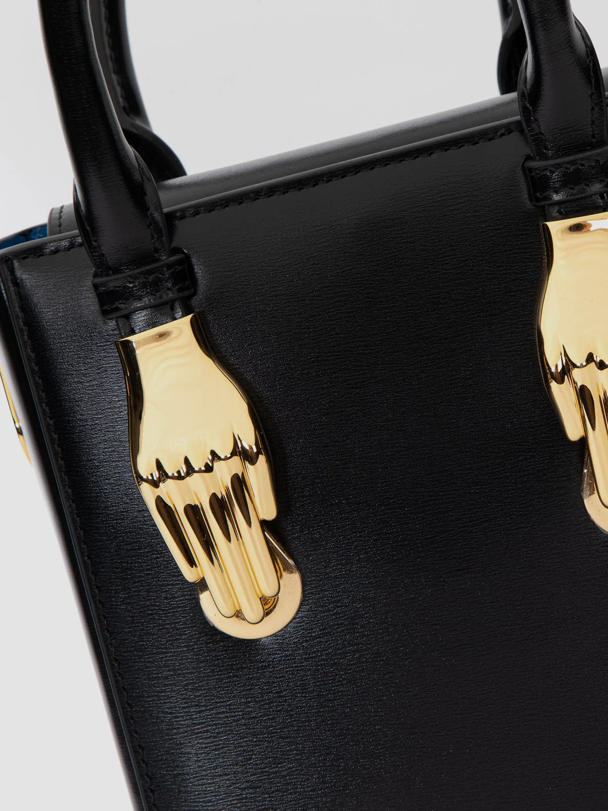 Golden Hands Leather Bag