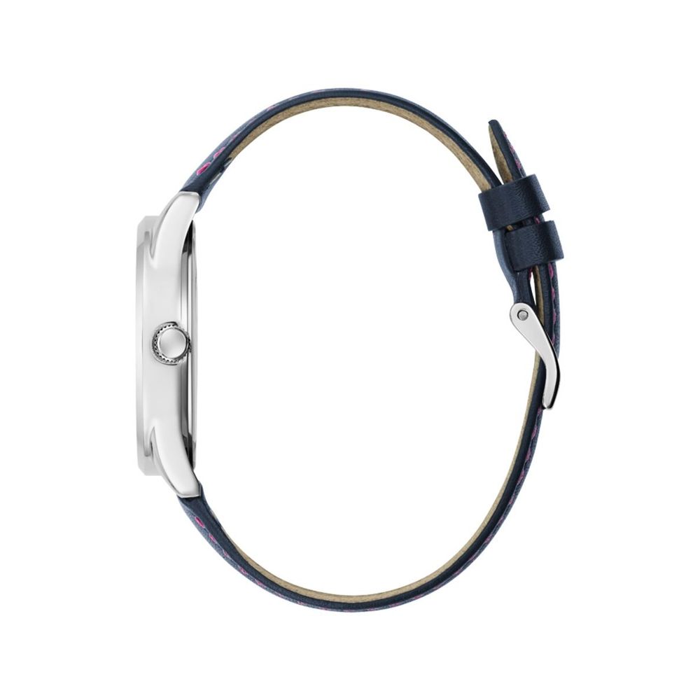 Blue Leather Dress Watch