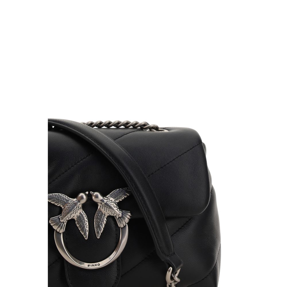 Black Calf Leather Bos Taurus Shoulder Bag