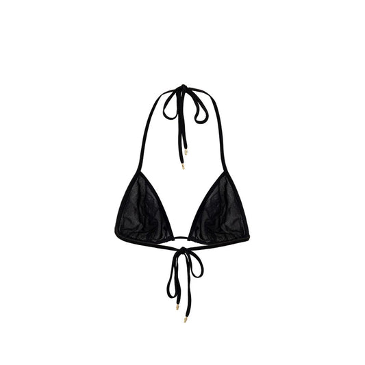 Black Viscose Bra
