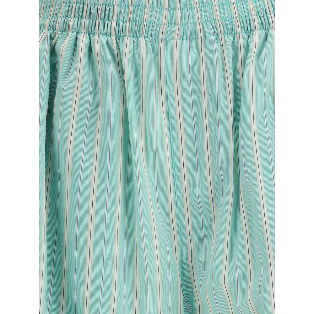 Bicolor Copper Bermuda Shorts