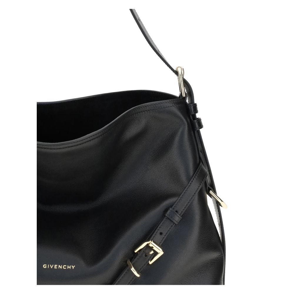 Black Calf Leather Bos Taurus Shoulder Bag