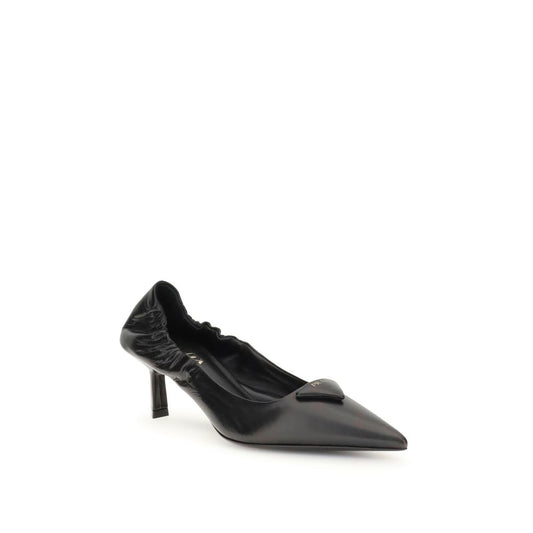 Black Calf Leather Bos Taurus Pumps
