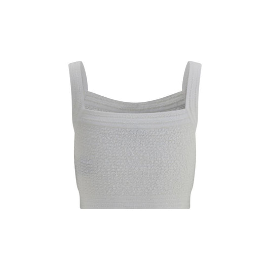 White Polyamide Top