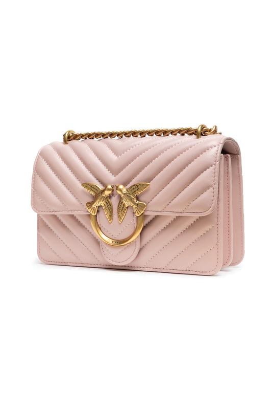Powder Pink Love One Mini Shoulder Bag