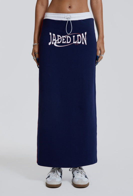 Blueprint Jersey Maxi Skirt With Toggle Detail