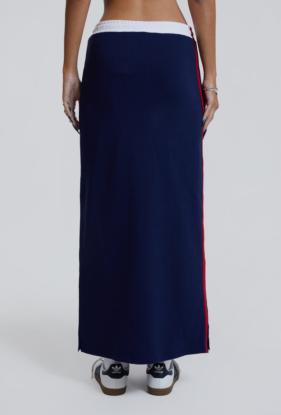 Blueprint Jersey Maxi Skirt With Toggle Detail