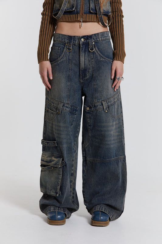 Zenith Colossus Baggy-Jeans mit Doppelschichtnaht