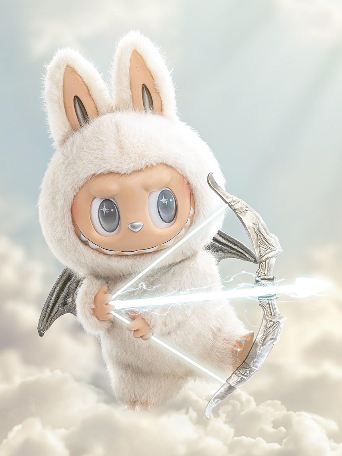 Labubu The Monsters Angek in Clouds Vinyl Face Doll