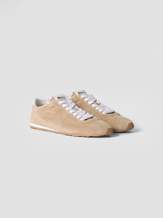 Plume suede sneakers