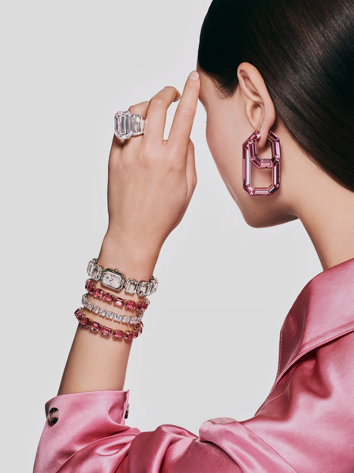 Watch Octagon cut bracelet