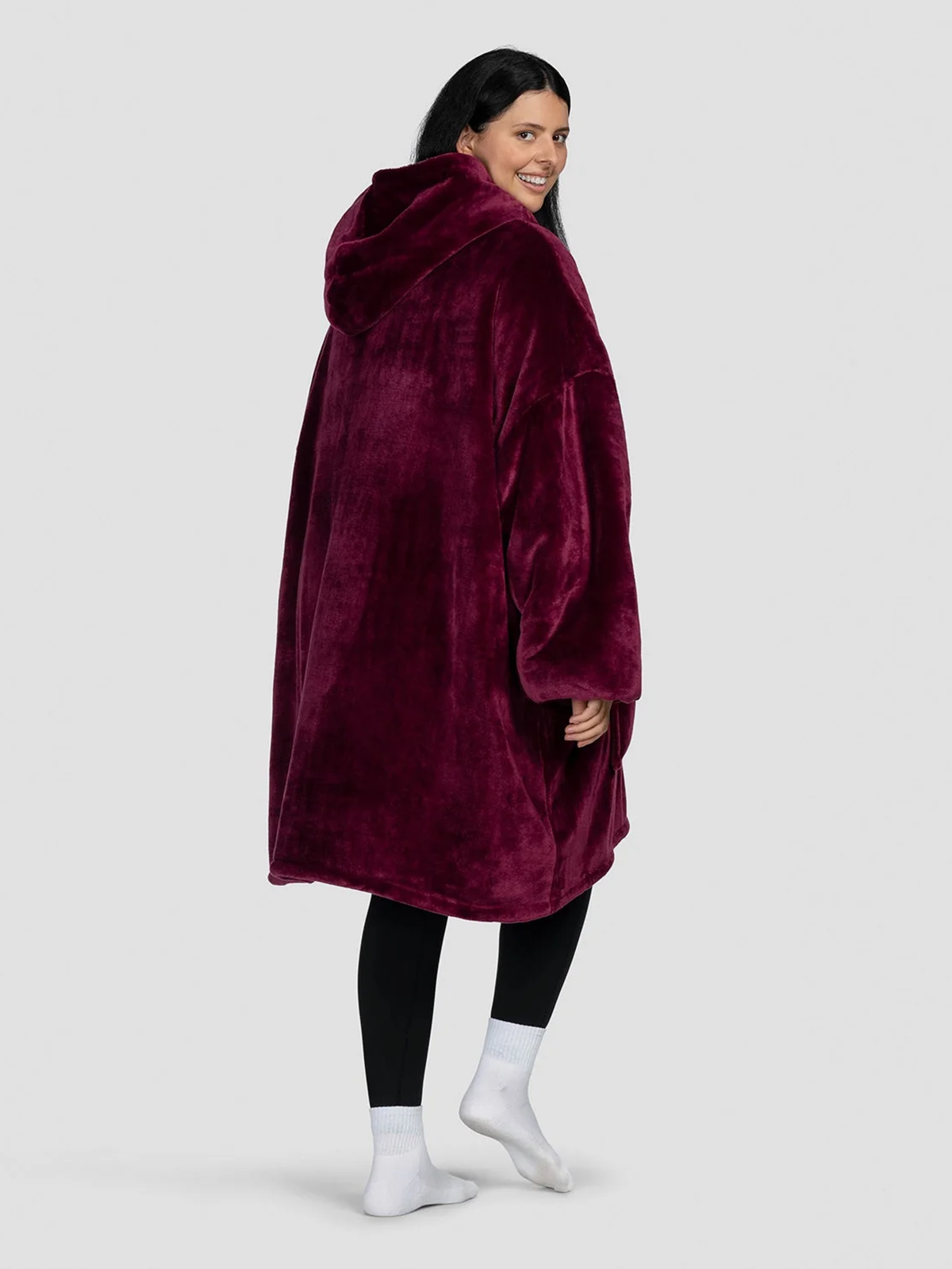 Blanket Hoodie Burgundy