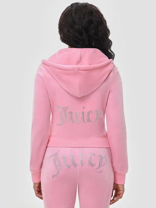 OG Big Bling Velours Hoodie