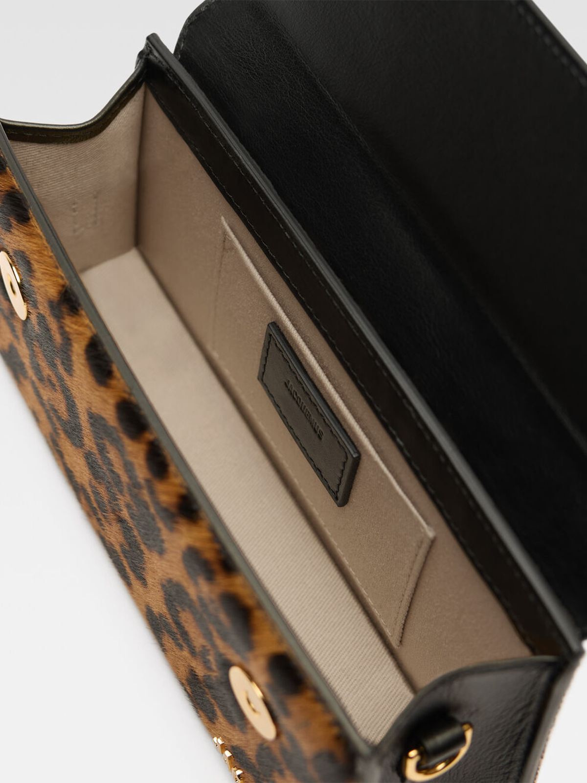 Jacquemus The long Chiquito Leopard Bag