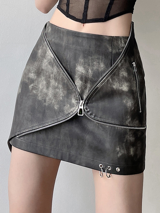 Street Zip Skirt