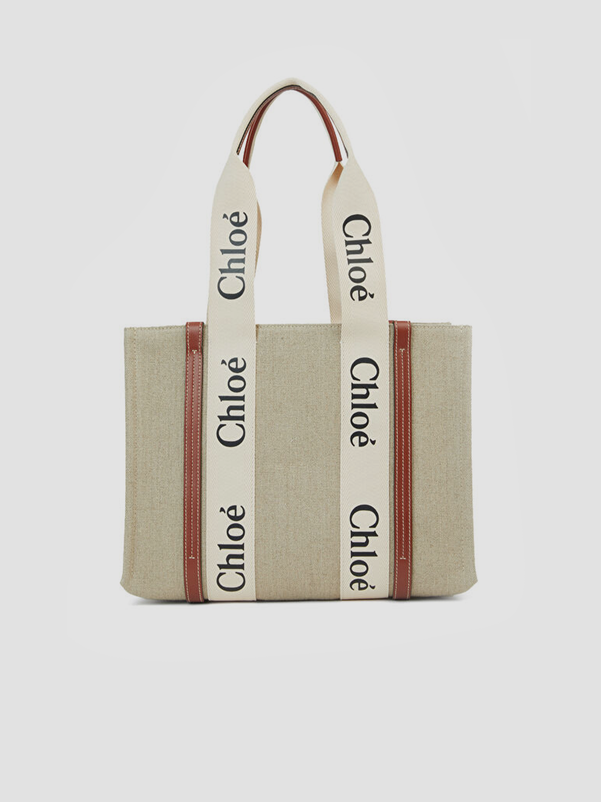 Woody tote bag in linen