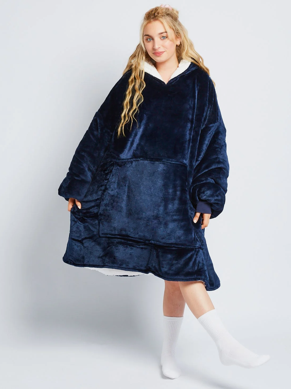 Blanket Hoodie Navy