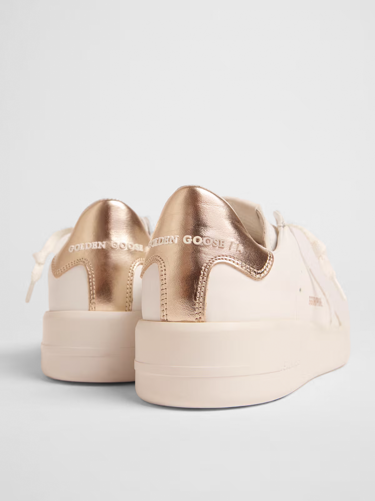 Purestar sneakers with gold-coloured heel tab
