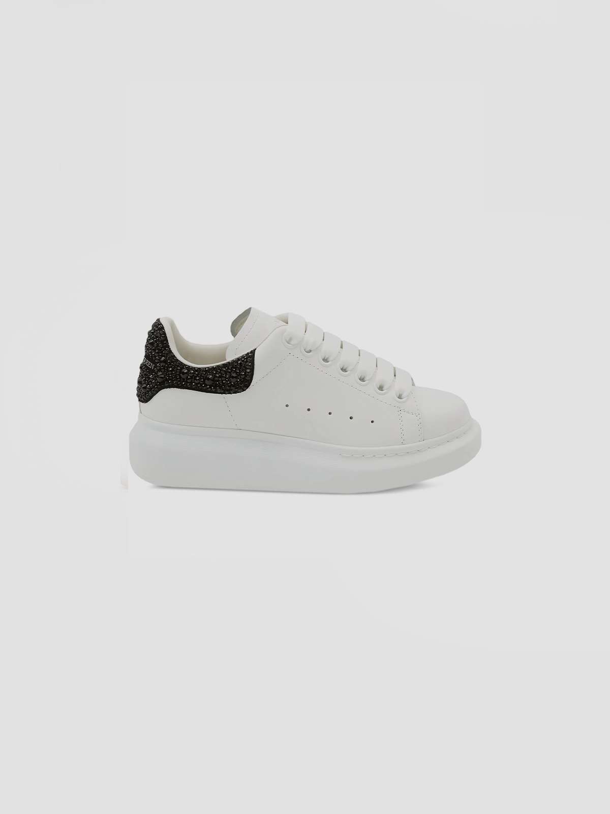 Oversize crystal-embellished platform sneakers