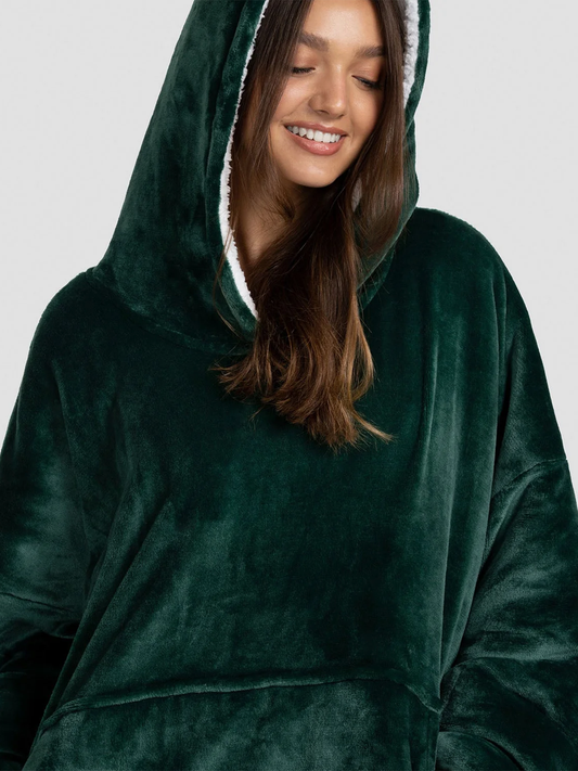 Blanket Hoodie Green
