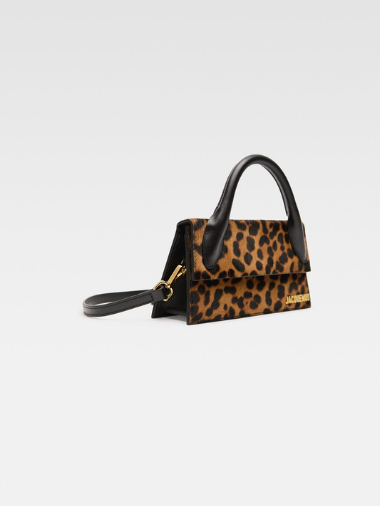 Jacquemus The long Chiquito Leopard Bag