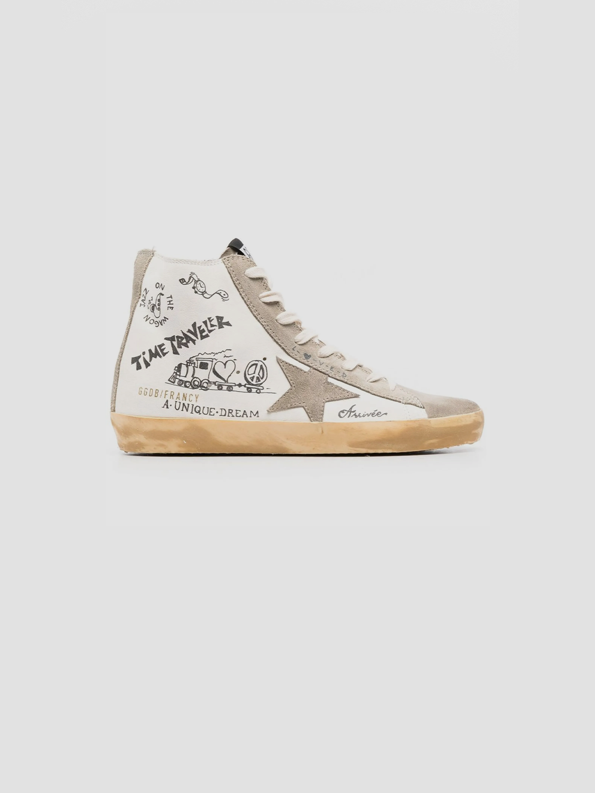 Francy Journey print high top sneakers