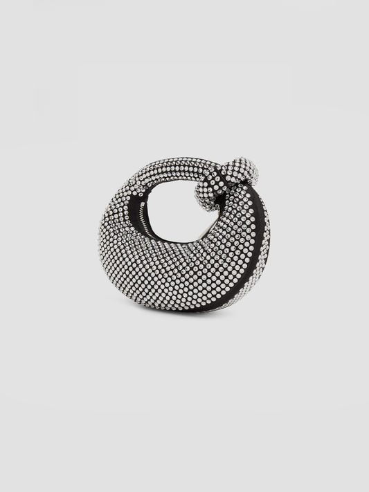 Abacus crystal-embellished shoulder bag