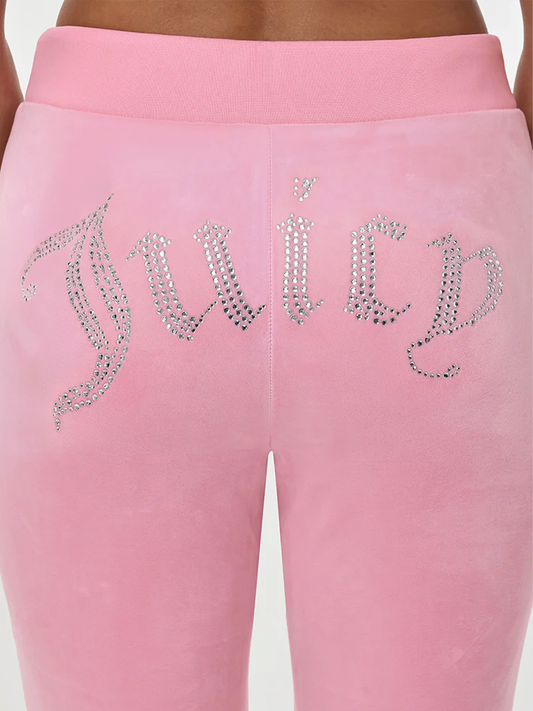 OG Big Bling Velours Trainingshose