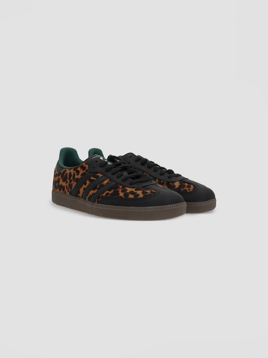 Adidas Samba OG leopard-print sneakers