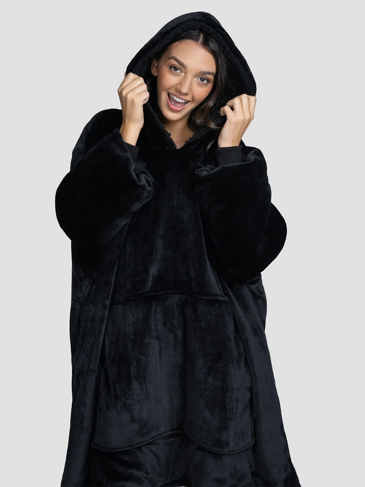 Blanket Hoodie Black