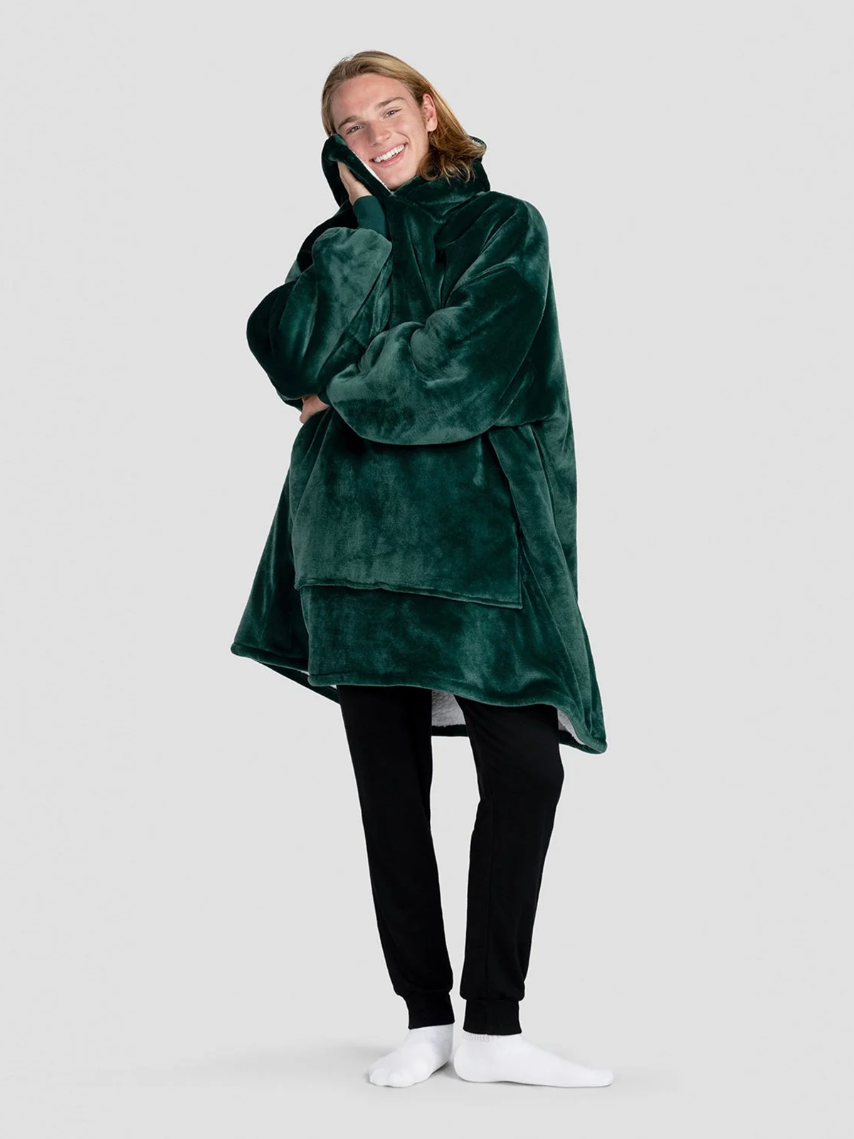 Blanket Hoodie Green