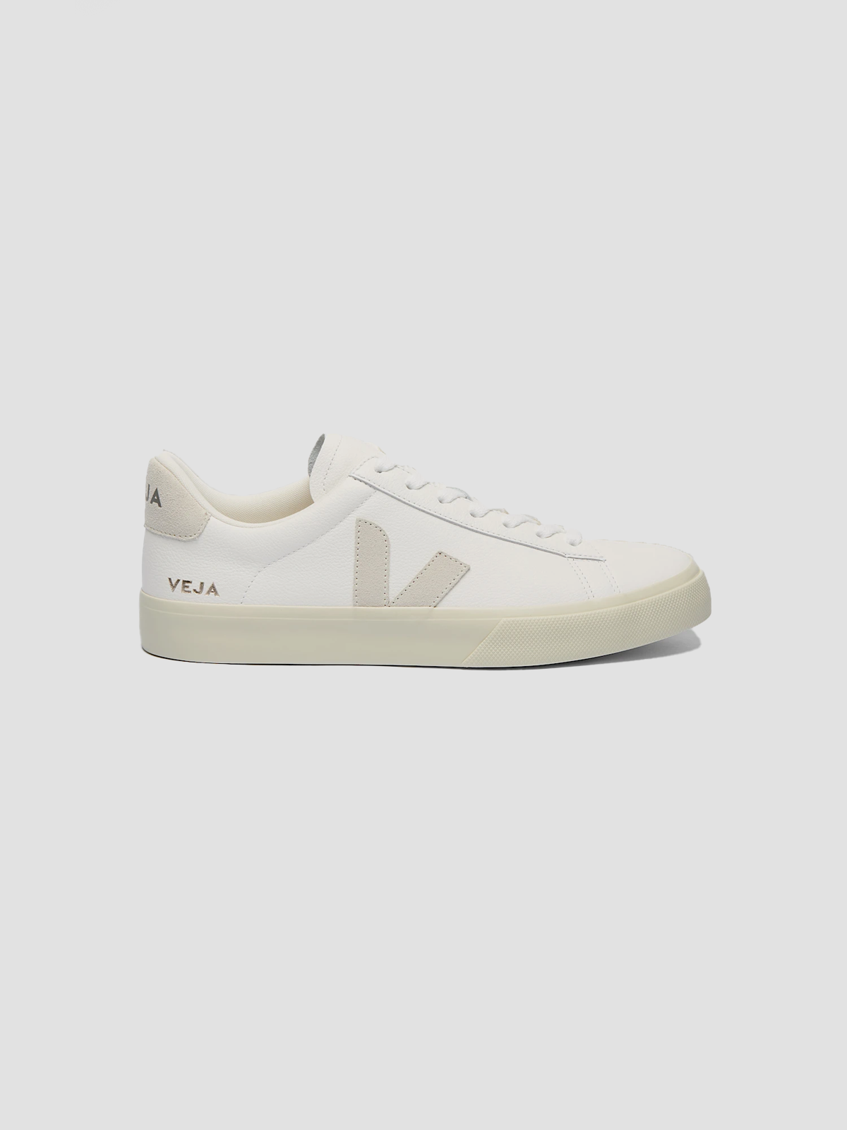 Veja campo leather white natural